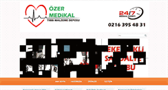 Desktop Screenshot of ozermedikal.com