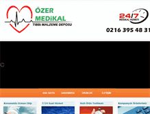 Tablet Screenshot of ozermedikal.com